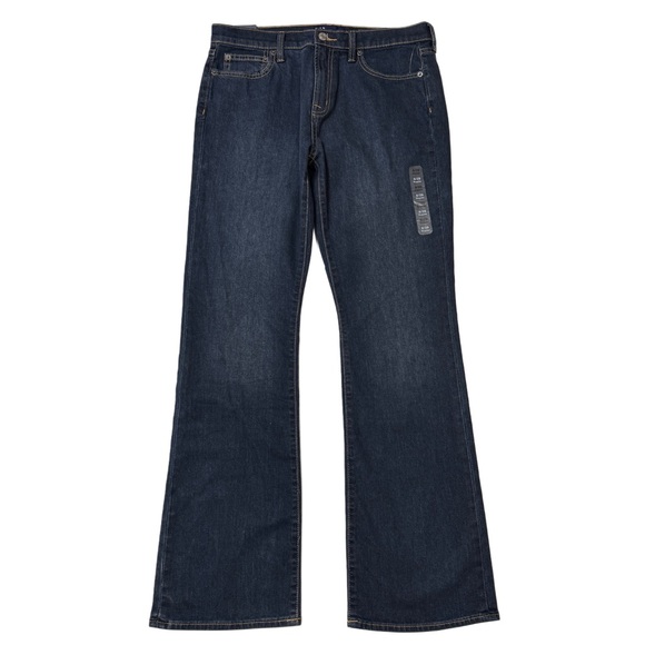 {GAP} "Boot" Dark Rinse Blue Mid Rise Bootcut Denim Jeans - Picture 9 of 9